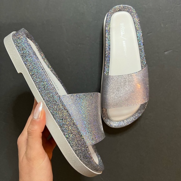 Melissa x Away To Mars Silver Sandal - Picture 6 of 8